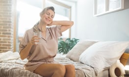 Happy Woman on Hormone Replacement Therapy  