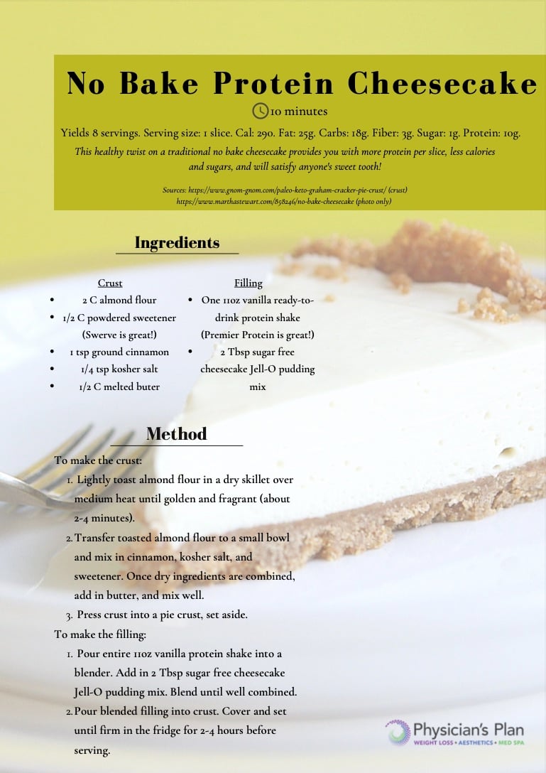 No Bake Cheesecake