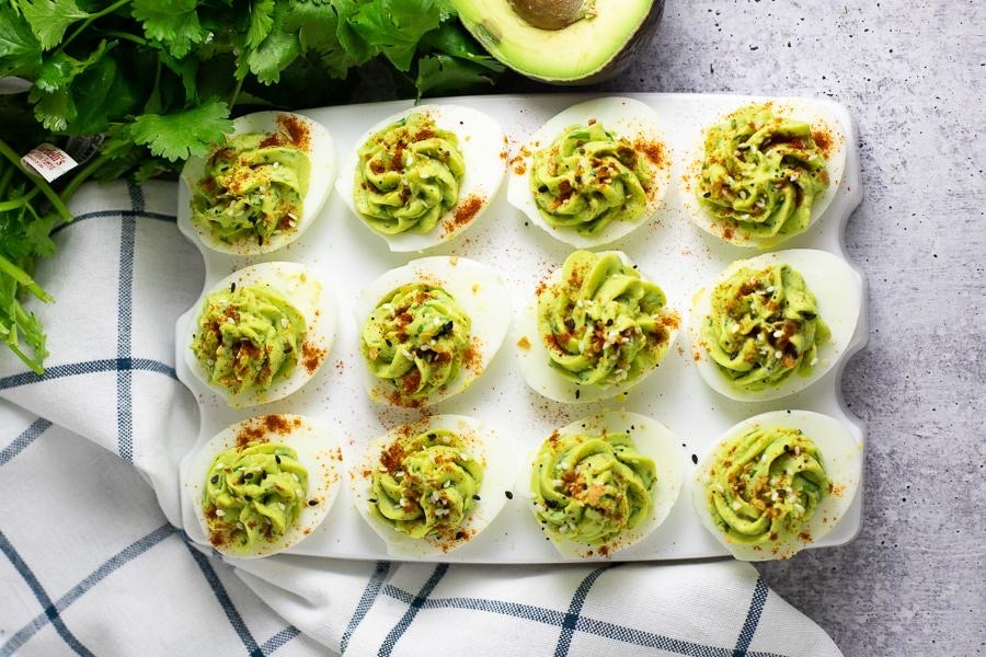 Avocado Deviled Eggs