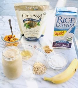 Pumpkin Spice and Chia Seed Smoothie