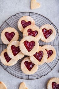 Coconut and Raspberry Linzer Cookies By Stacey Horler