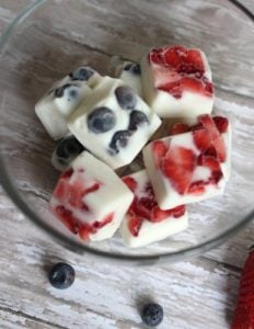 Healthy 4th of July Yogurt Bites