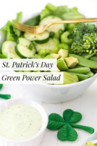 St. Patrick’s Day Green Power Salad