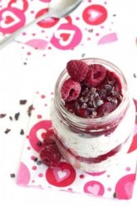 Breakfast: Valentine’s Day Overnight Oats with Raspberry Chia Jam