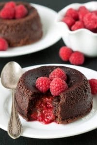 Date Night Dessert: Raspberry Molten Lava Cakes