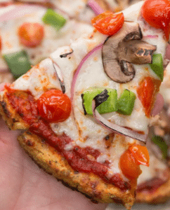 Cauliflower Crust Veggie Pizza