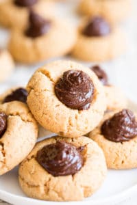 Paleo and Vegan Friendly Almond Butter Blossom Cookies