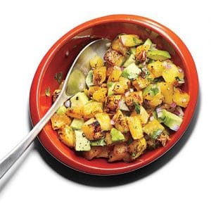 Grilled Pineapple-Avocado Salsa