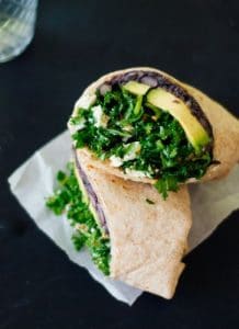 Healthy Kale Burritos